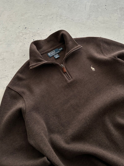 Ralph Lauren 1/4 Zip Pullover Jumper (M)