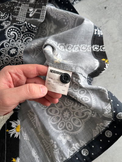 Neighbourhood Bandana type-B patchwork Shirt (M)