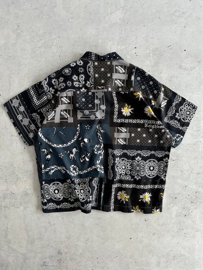 Neighbourhood Bandana type-B patchwork Shirt (M)
