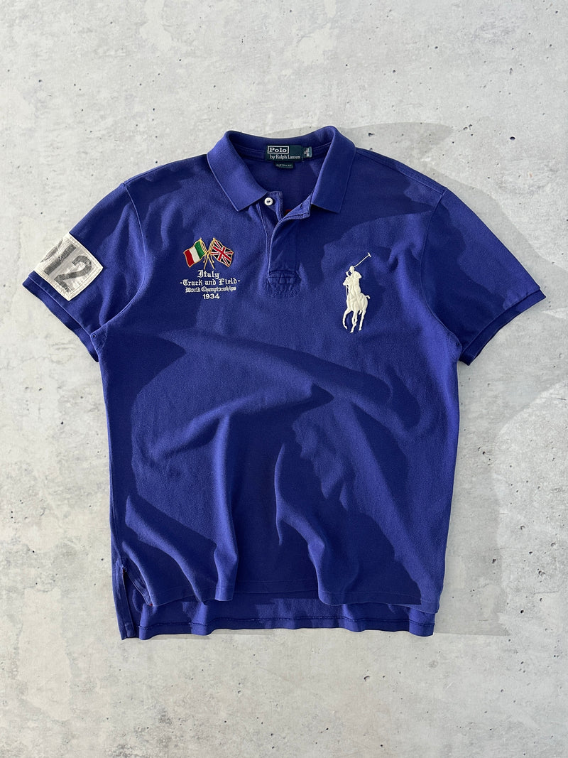 Ralph Lauren Italy Big Logo Polo Shirt (XL)