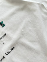 80's Chemise Lacoste Embroidered T Shirt (M)