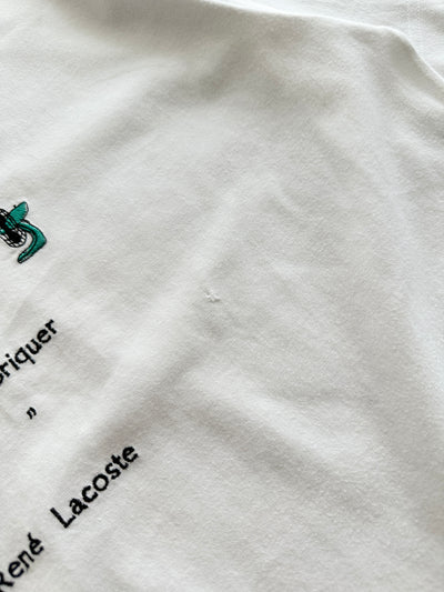80's Chemise Lacoste Embroidered T Shirt (M)