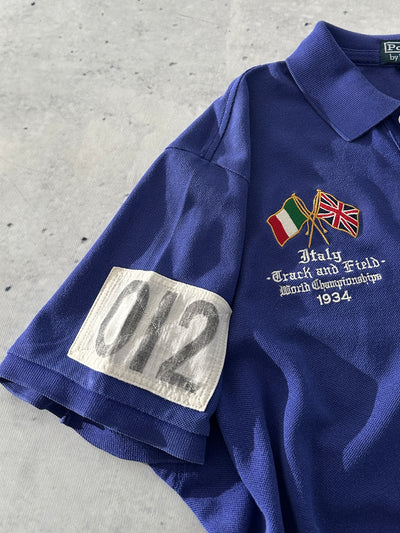 Ralph Lauren Italy Big Logo Polo Shirt (XL)