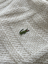 80's Chemise Lacoste Loose Knit Crewneck Jumper (M)