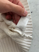 80's Chemise Lacoste Loose Knit Crewneck Jumper (M)