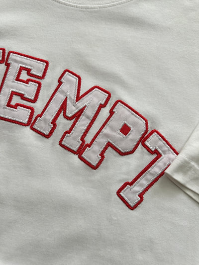Cav Empt Appliqué Spell Out arc logo T Shirt (L)