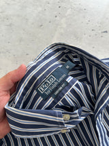 90's Ralph Lauren Vertical Stripe Long Sleeve Shirt (M)