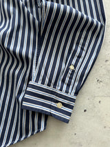 90's Ralph Lauren Vertical Stripe Long Sleeve Shirt (M)