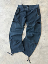 90's Stussy multi zip pocket Utility Cargo Pants (W34 x L30)