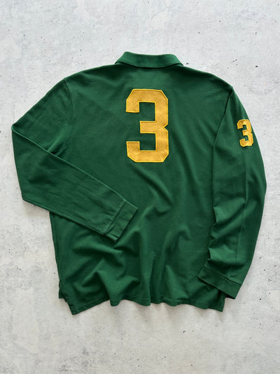 Ralph Lauren Big Logo Long Sleeve Polo Shirt (XXL)