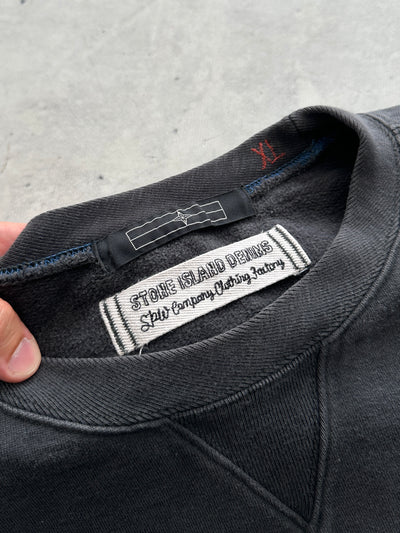AW/08 Stone Island Denims Heavyweight Crewneck Sweatshirt (L)