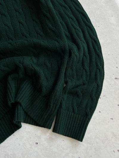 Ralph Lauren Crewneck Cable Knit Jumper (M)