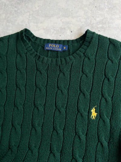 Ralph Lauren Crewneck Cable Knit Jumper (M)