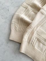 80's Chemise Lacoste Wool Crewneck Knit Jumper (S)