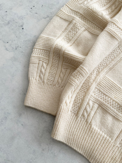 80's Chemise Lacoste Wool Crewneck Knit Jumper (S)