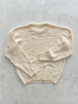 80's Chemise Lacoste Wool Crewneck Knit Jumper (S)