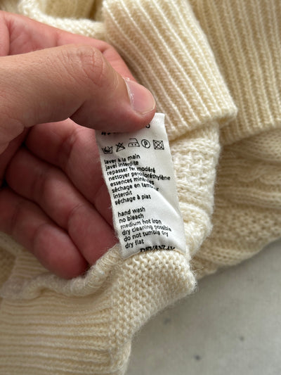 80's Chemise Lacoste Wool Crewneck Knit Jumper (S)