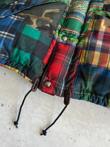 Ralph Lauren patchwork Down Fill Zip Up Puffer Jacket (S)