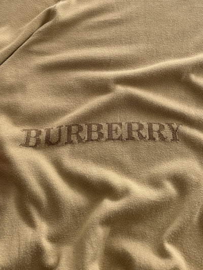 00's Burberry Spell Out Crewneck Knit Jumper (XL)