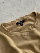 00's Burberry Spell Out Crewneck Knit Jumper (XL)