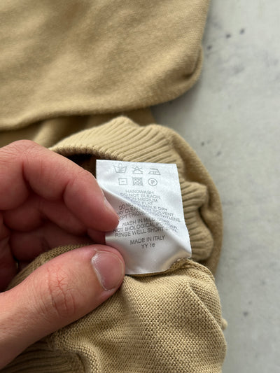 00's Burberry Spell Out Crewneck Knit Jumper (XL)