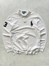 Ralph Lauren Big Logo Long Sleeve Polo Shirt (XL)