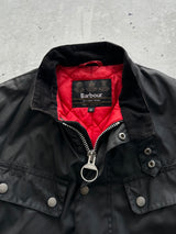 Barbour International Zip Up Wax Jacket (M)