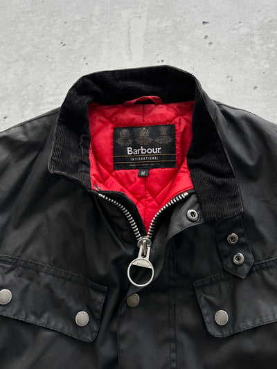 Barbour International Zip Up Wax Jacket (M)