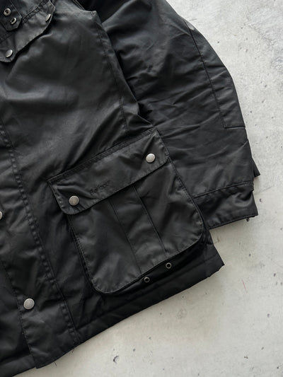 Barbour International Zip Up Wax Jacket (M)