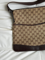 Vintage Gucci GG Canvas Shoulder / Crossbody Bag (One Size)