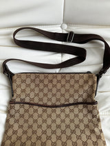 Vintage Gucci GG Canvas Shoulder / Crossbody Bag (One Size)