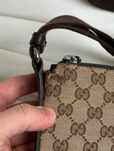 Vintage Gucci GG Canvas Shoulder / Crossbody Bag (One Size)
