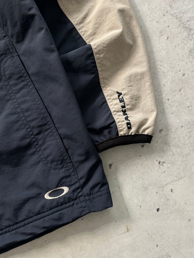 90's Oakley Funnel Neck Fleece Lined Zip Up Jacket (M)