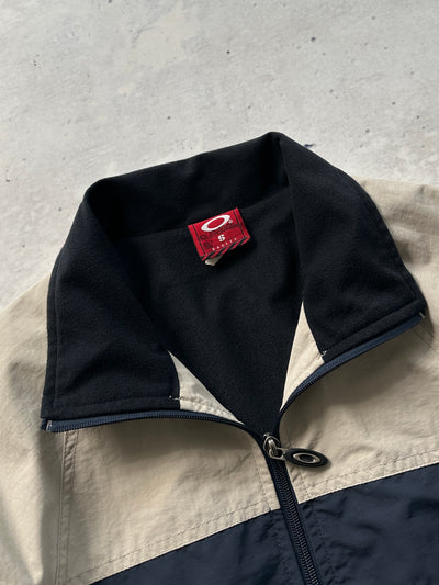 90's Oakley Funnel Neck Fleece Lined Zip Up Jacket (M)