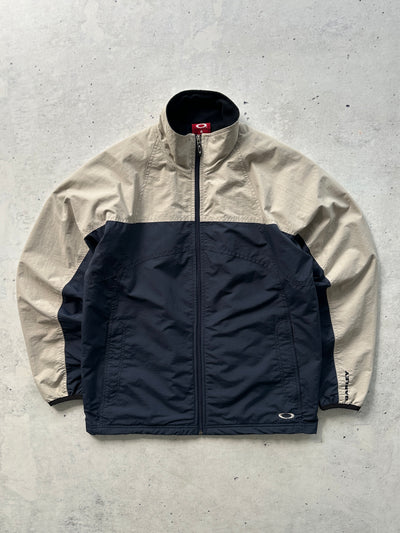 90's Oakley Funnel Neck Fleece Lined Zip Up Jacket (M)