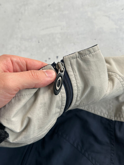 90's Oakley Funnel Neck Fleece Lined Zip Up Jacket (M)
