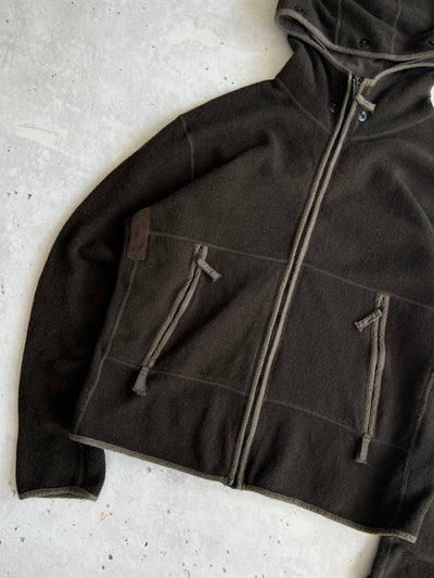 AW/03 Stone Island Wool Zip Up hoodie (M)