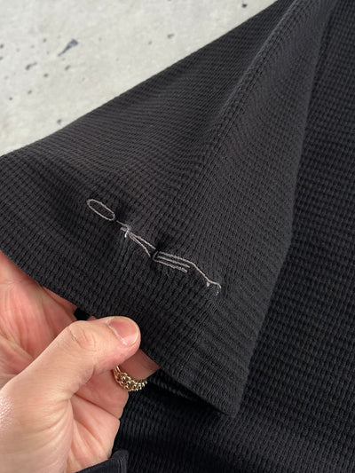 00's Oakley Embroidered Eclipse Waffle Polo Shirt (XL)