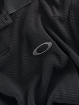00's Oakley Embroidered Eclipse Waffle Polo Shirt (XL)