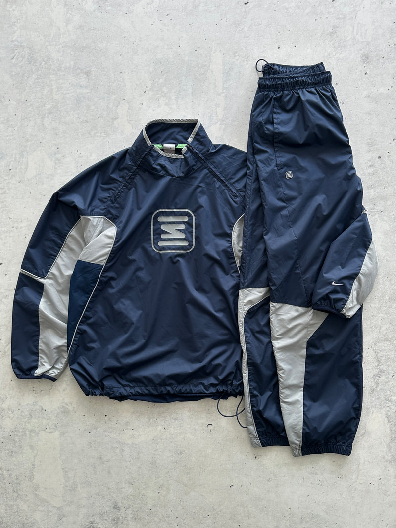 00's Nike Shox asymmetrical zip Full Tracksuit (M/L)