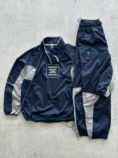 00's Nike Shox asymmetrical zip Full Tracksuit (M/L)