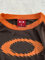 90's Oakley seeker Eclipse Two Tone Mesh T Shirt (L)