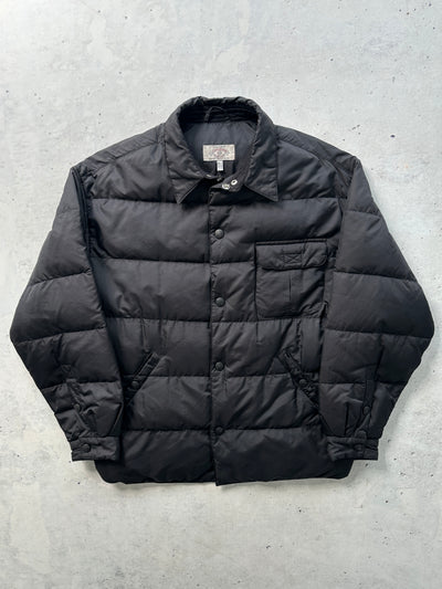 90's Armani Jeans Button Up down fill puffer Jacket (XL)