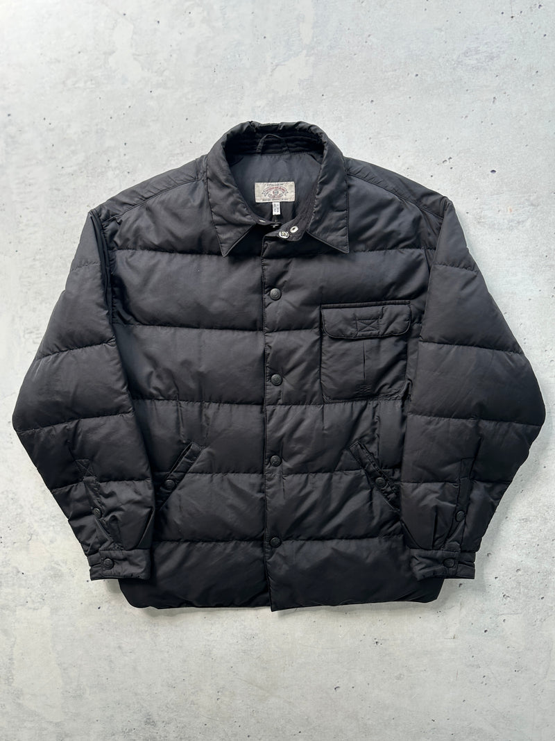 90's Armani Jeans Button Up down fill puffer Jacket (XL)