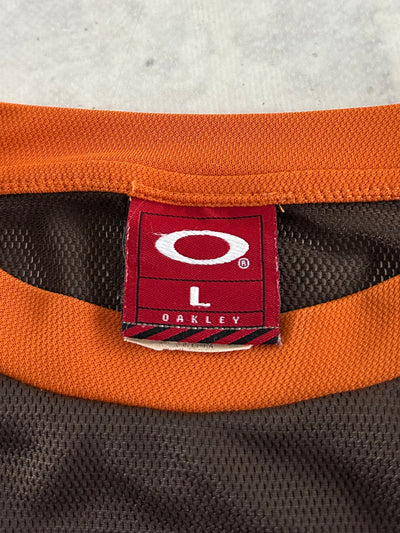 90's Oakley seeker Eclipse Two Tone Mesh T Shirt (L)