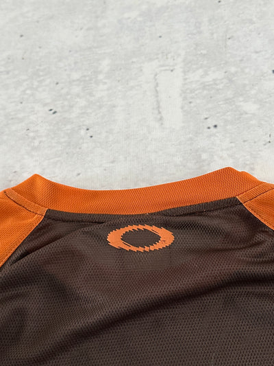 90's Oakley seeker Eclipse Two Tone Mesh T Shirt (L)