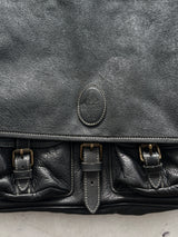 80's CP Company Massimo Osti Leather Satchel  Bag (One Size)