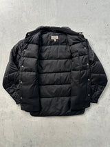 90's Armani Jeans Button Up down fill puffer Jacket (XL)