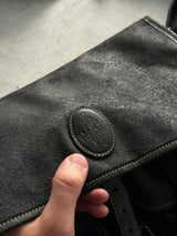 80's CP Company Massimo Osti Leather Satchel  Bag (One Size)