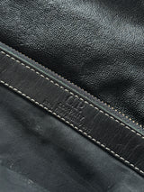 80's CP Company Massimo Osti Leather Satchel  Bag (One Size)